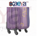 OkaeYa Safari Fabric 59 cms Purple Soft Sided Carry-On (TETRA 4W 59 PURPLE)